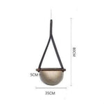 Suspension Led Demi-Cercle Créatif B Luminaire Chambre