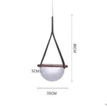 Suspension Led Demi-Cercle Créatif C Luminaire Chambre