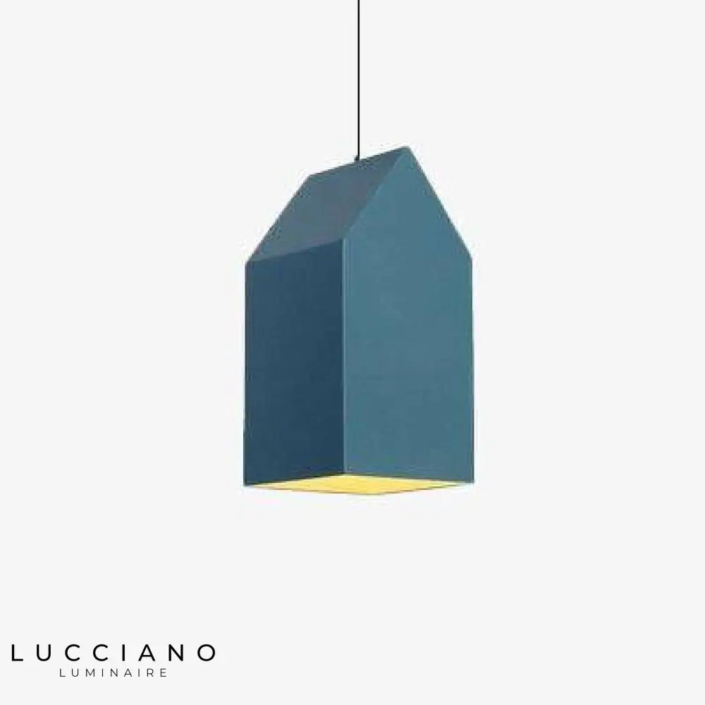 Suspension Led Design Abat-Jour Coloré Bleu / A Luminaire Chambre