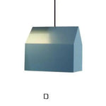 Suspension Led Design Abat-Jour Coloré Bleu / D Luminaire Chambre