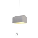 Suspension Led Design Abat-Jour Coloré Gris / D Luminaire Chambre