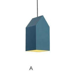 Suspension Led Design Abat-Jour Coloré Luminaire Chambre