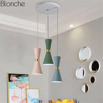 Suspension Led Design Aluminium Funnel Luminaire Chambre