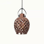 Suspension Led Design Art À Pic Rose Gold Luminaire Chambre