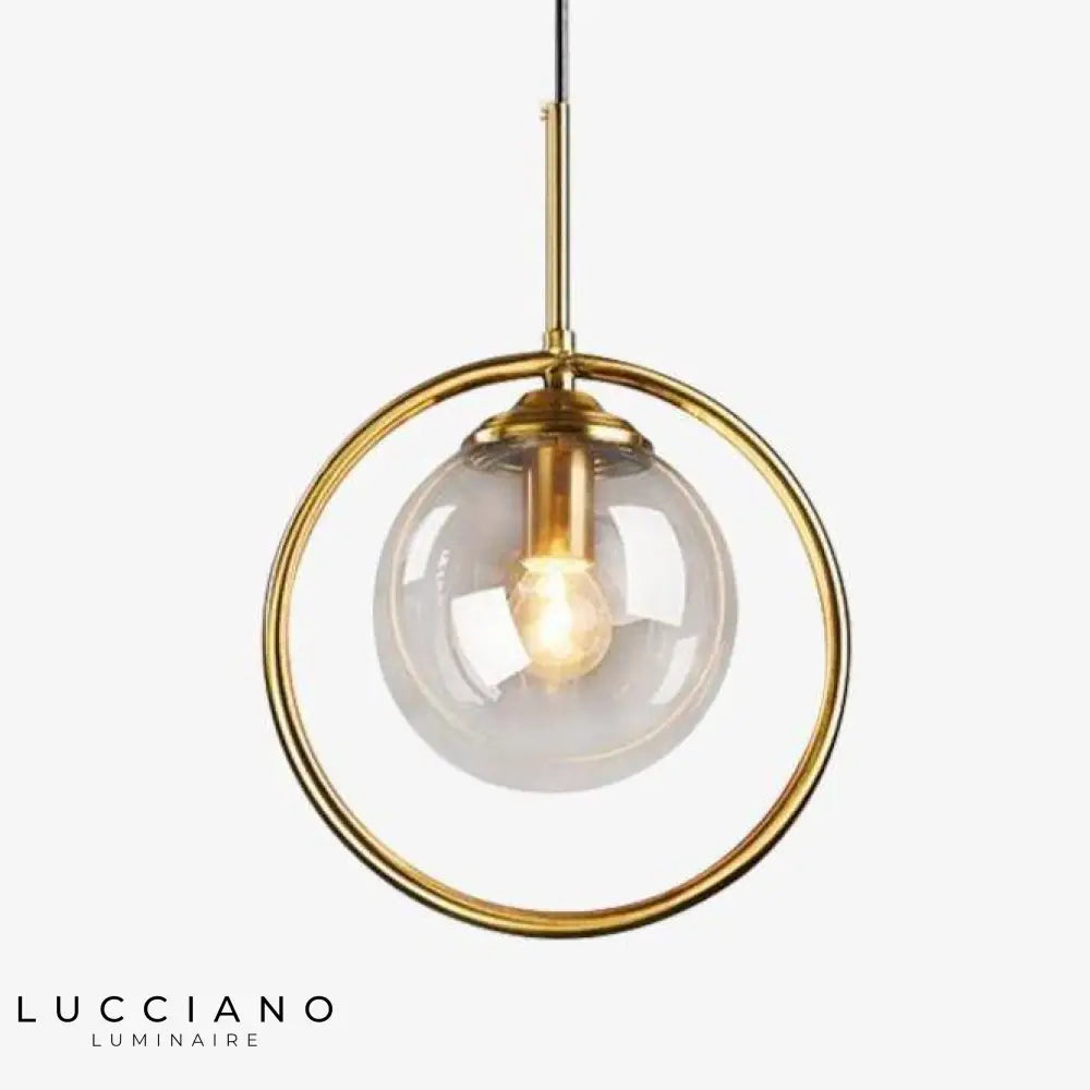 Suspension Led Design Boule Verre Fumé A Luminaire Chambre