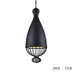 Suspension Led Design Lofty Arrondi A - M Noir Luminaire Chambre