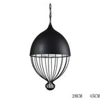 Suspension Led Design Lofty Arrondi B - Noir Luminaire Chambre