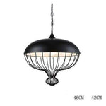 Suspension Led Design Lofty Arrondi C - Noir Luminaire Chambre