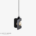 Suspension Led Design Métal Créatif Noir Luminaire Chambre