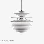 Suspension Led Design Métal Multitlforme Luminaire Chambre