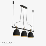 Suspension Led Design Multi-Abat-Jours Noirs Luminaire Chambre