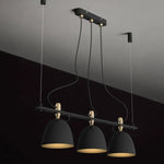 Suspension Led Design Multi-Abat-Jours Noirs Luminaire Chambre