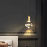 Suspension Led Diamant Luxe Savia Luminaire Chambre