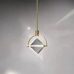 Suspension Led Dorée Avec Cristal Design B Luminaire Chambre