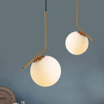 Suspension Led Dorée Boule Luminaire Luminaire Chambre