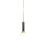 Suspension Led Dorée Métal Et Verre Luminaire Chambre