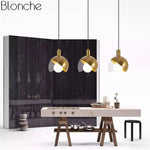 Suspension Led Dorée Sphérique Greedy Luminaire Chambre