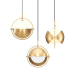 Suspension Led Dorée Style Ball Luminaire Doré