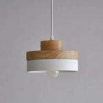 Suspension Led En Bois Design Blanc - Rond Luminaire Chambre