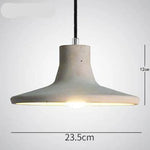 Suspension Led En Ciment (Styles Variés) G Luminaire Chambre