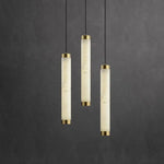 Suspension Led En Marbre Bords Dorés Luminaire Chambre