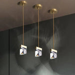 Suspension Led En Verre Cristal Luminaire Chambre