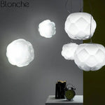 Suspension Led En Verre Nuage Moderne Luminaire Chambre