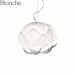 Suspension Led En Verre Nuage Moderne Luminaire Chambre