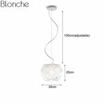 Suspension Led En Verre Nuage Moderne S Luminaire Chambre