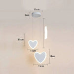 Suspension Led Enfant Formes Variées B / Blanc Froide Luminaire Chambre