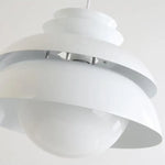 Suspension Led Fleur Blanche Denmark Luminaire Cuivre