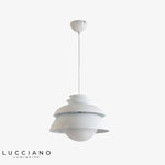 Suspension Led Fleur Blanche Denmark Luminaire Cuivre