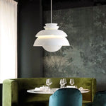 Suspension Led Fleur Blanche Denmark Luminaire Cuivre