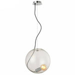 Suspension Led Globe En Verre Moderne Luminaire Chambre