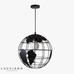 Suspension Led Globe Industriel Terra Luminaire Chambre