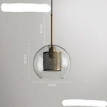 Suspension Led Industrielle Avec Verre Loft B Luminaire Chambre