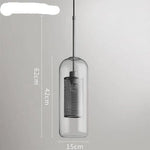 Suspension Led Industrielle Avec Verre Loft H Luminaire Chambre