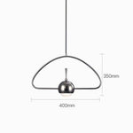 Suspension Led Industrielle Chromée C - Argenté Luminaire Doré