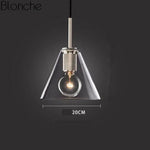 Suspension Led Industrielle En Verre Arrondi B / Argenté Luminaire Chambre