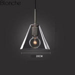 Suspension Led Industrielle En Verre Arrondi B / Noir Luminaire Chambre