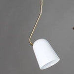 Suspension Led Industrielle Métallique Loft Blanc Luminaire Chambre