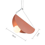 Suspension Led Kaia Abat-Jour Circulaire Luminaire Chambre