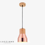 Suspension Led Loft Design (Or/Rose) Luminaire Chambre