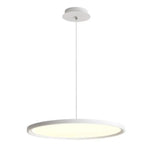 Suspension Led Loft Métal Design Blanc / 30Cm Froide Luminaire Chambre