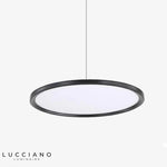 Suspension Led Loft Métal Design Noir / 30Cm Froide Luminaire Chambre