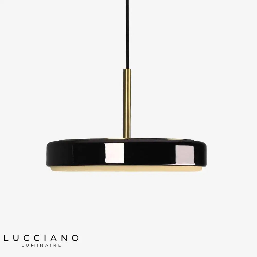 Suspension Led Loft Métal Noir Luminaire Cuivre