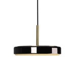 Suspension Led Loft Métal Noir Luminaire Cuivre