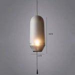 Suspension Led Loft Verre Coloré Design A - Fumé / Froide Luminaire Chambre