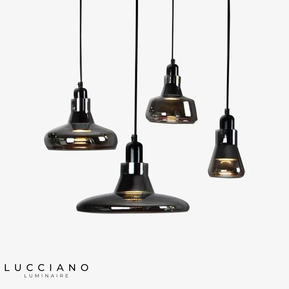 Suspension Led Lofty En Verre Trempé Luminaire Chambre