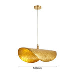 Suspension Led Lotus Dorée En Métal 45Cm / Froide Luminaire Doré